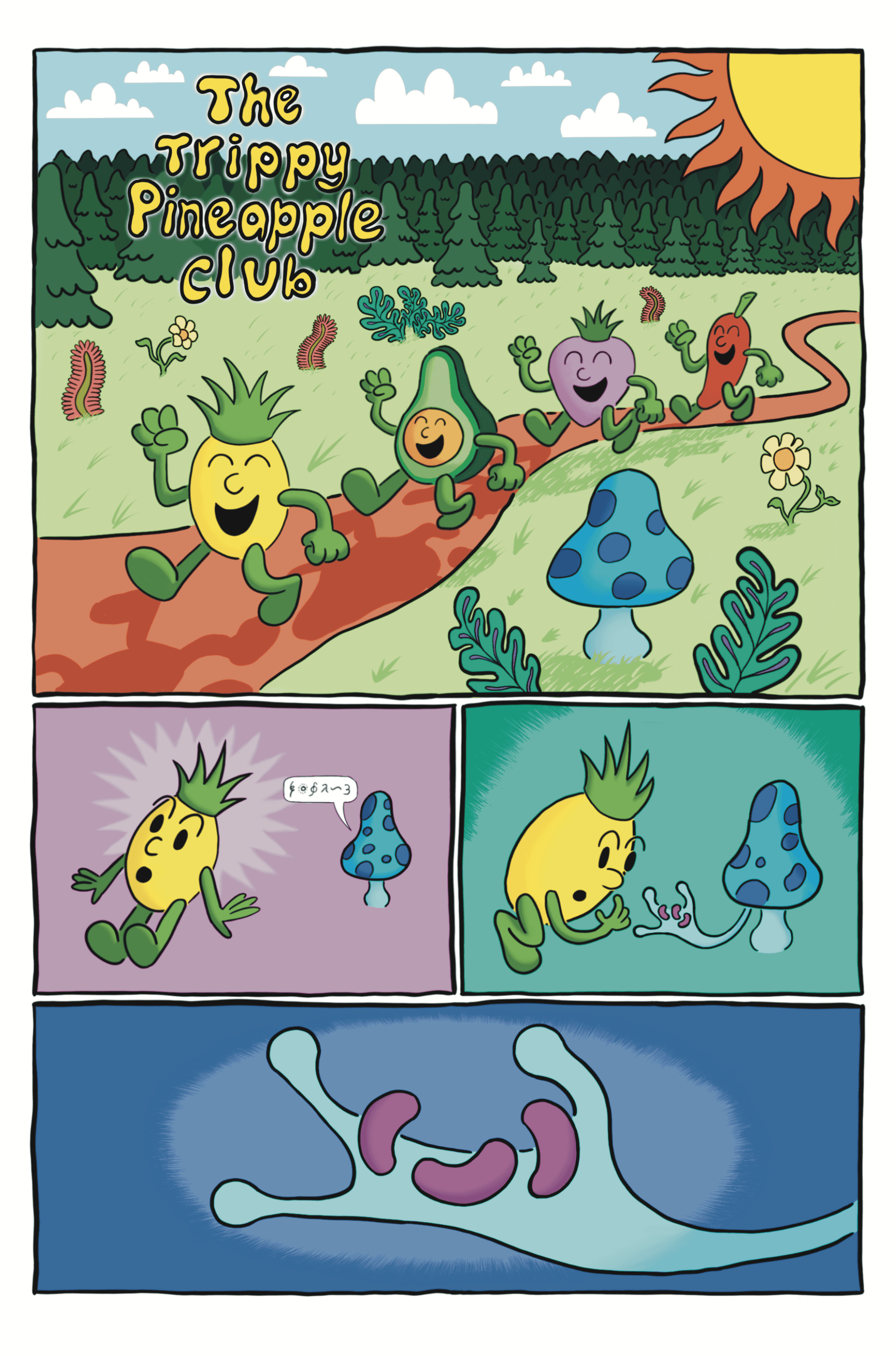 Cover of Pineapple Talks to Mushrooms